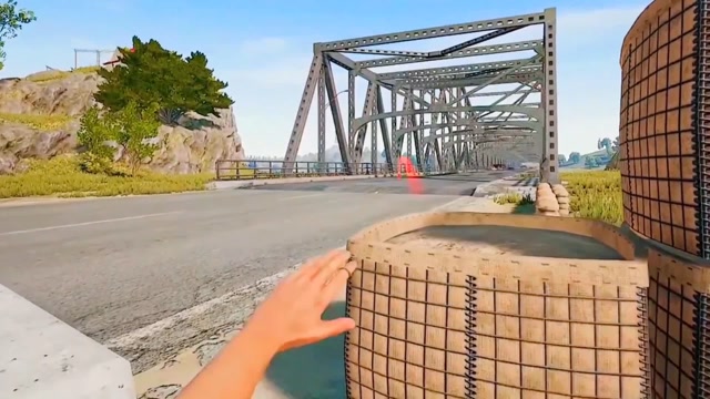 你们见过这样用手雷堵桥吗?