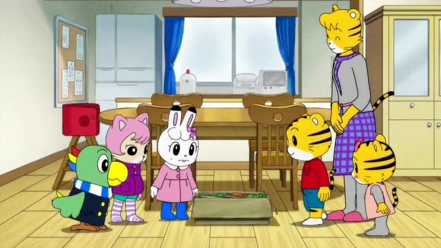 可爱巧虎岛:爷爷奶奶收到了巧虎的答谢礼,它们又回赠了很多蔬菜