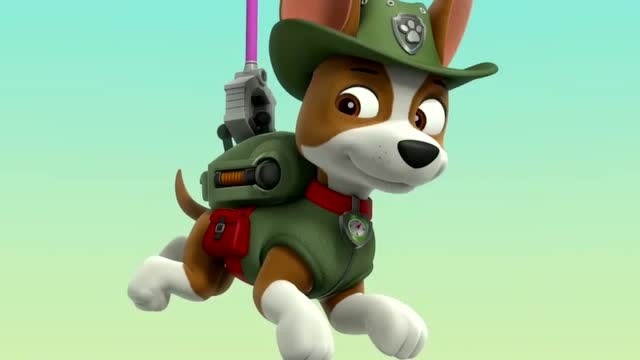 汪汪队立大功第五季:天天拉着小克建起了悬崖上的胡萝卜