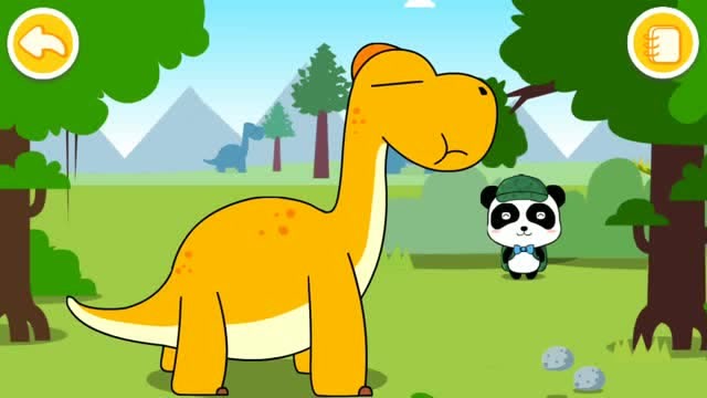 恐龙世界 爱吃树叶的腕龙