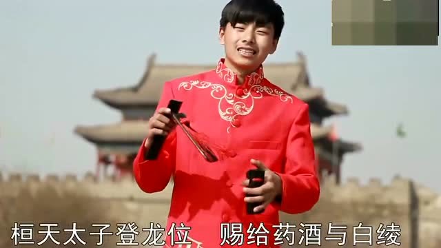 河南艺人王金龙莲花落,《说唱古今9大贪官》,和珅只排第8名!