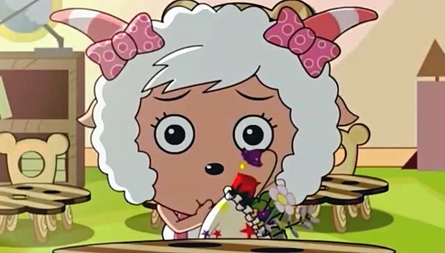 喜羊羊与灰太狼:美羊羊牙掉后竟会这么丑,小羊们都不再理她了!