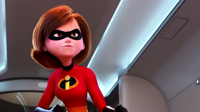 超人总动员2:超能妈妈终于追上了伊芙琳的飞机