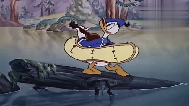 唐老鸭:唐老鸭水中弹吉他秀才艺,一只鱼都比它的音乐细胞强