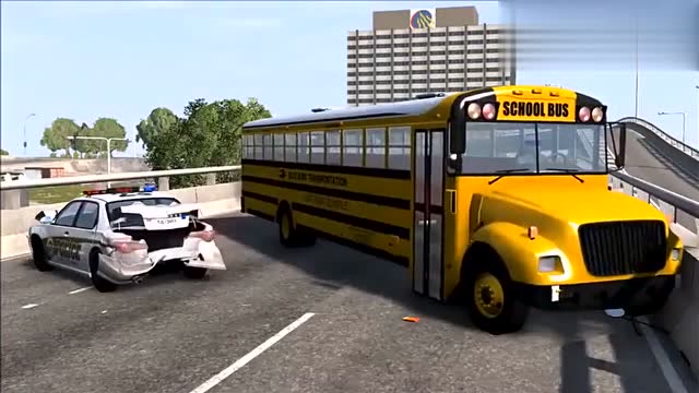校车经历地狱般的车祸碰撞测试,能坚持多久?汽车模拟游戏