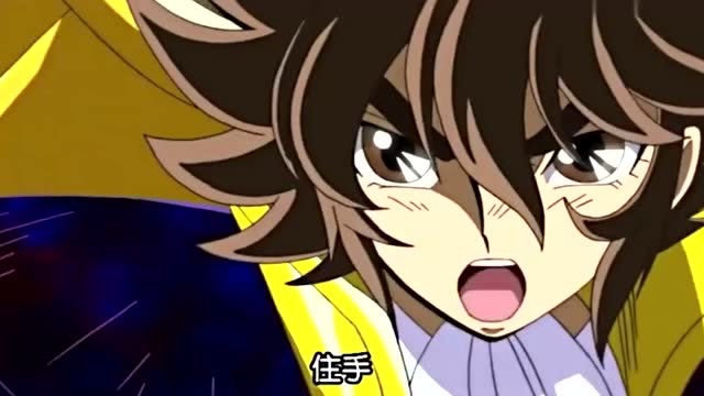 圣斗士星矢vs黑暗圣斗士光牙,这也算是父与子的战斗了