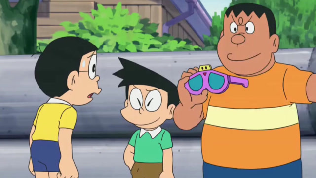 哆啦a梦:胖虎和小夫骗到了道具,还逼着大雄参加试胆大会,好害怕