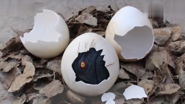 牛人制作恐龙蛋,看着好逼真,像恐龙从蛋里面破壳而出一样