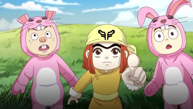 乌龙院之活宝传奇:铁堡主被兔子抓在手上,大师兄想要拿回血剑