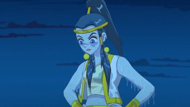 乌龙院之活宝传奇:水观音吸收假活宝,导致面目全非吓跑骆驼