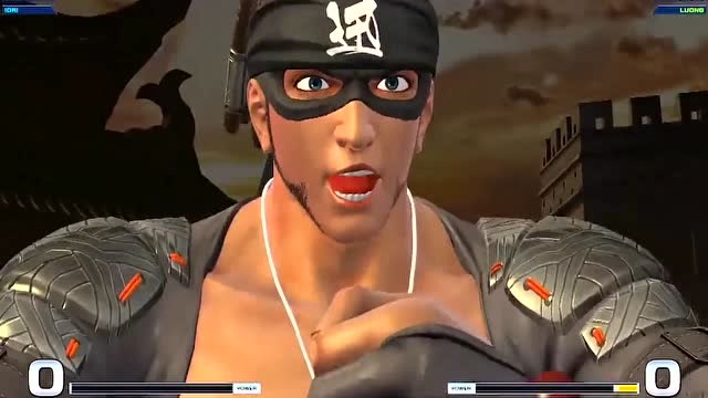 拳皇14:大门五郎超杀回放,请注意门哥的手放在哪里啊!