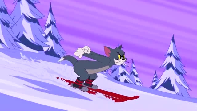 新猫和老鼠-汤姆和杰瑞的滑雪比赛