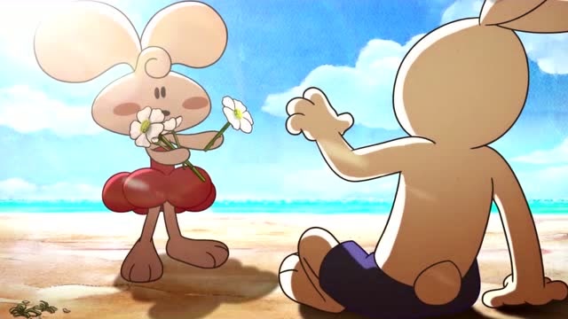 功夫兔与菜包狗:功夫兔到哪,兔蛮蛮就跟到哪