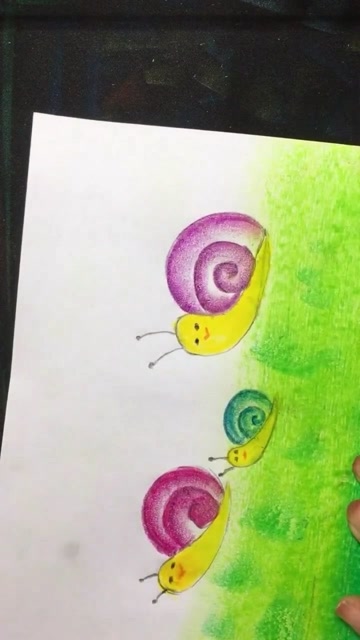 幸福一家三口的蜗牛
