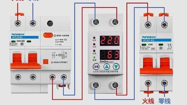 过欠压脱扣器接线图解图片