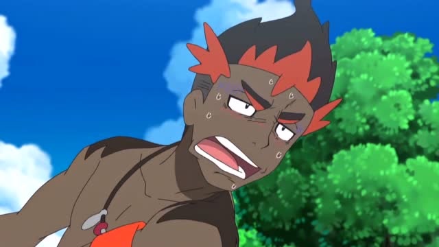 《精灵宝可梦》喵喵住在穿着熊肚子里不谙世事,卡奇使出吃奶的劲!