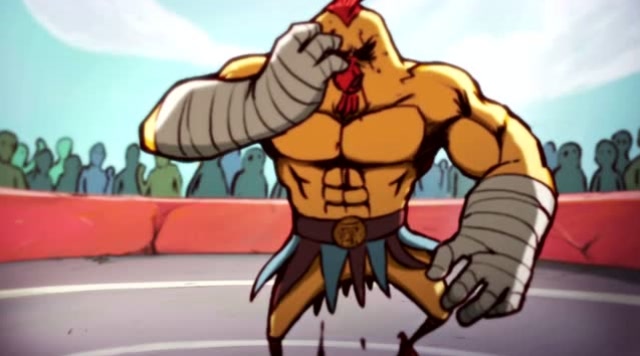 刺客伍六七:山鸡王被蓝羽鸡击中还后退三步,真让人意外啊!