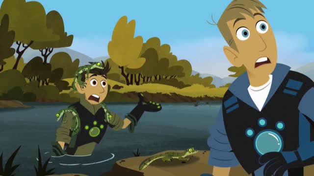 新动物兄弟:鳄鱼宝宝有危险,阿维娃要求动物兄弟去保护宝宝