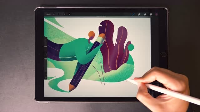 平板手绘,ipad pro手绘创意小插画