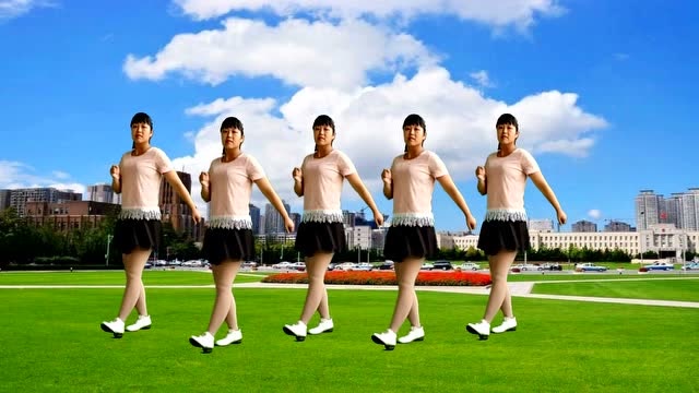 自由舞步广场舞《丫头》时尚动感32步,亲们喜欢吗