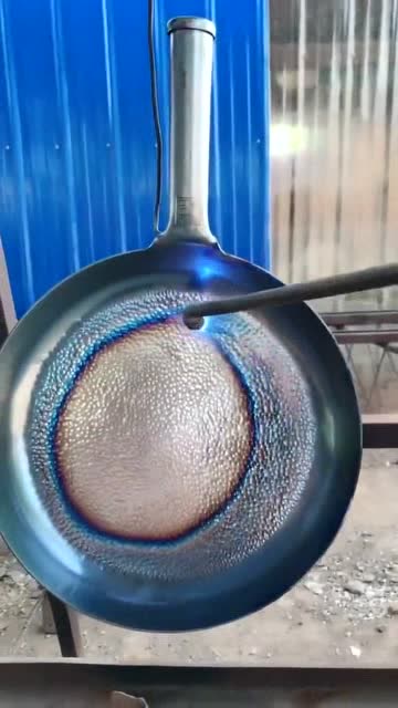 高温烤蓝四氧化三铁这操作做出来真是太好看了