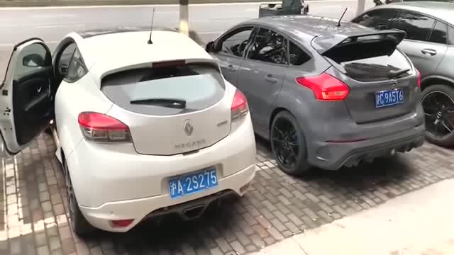 梅甘娜对比福克斯rs声浪,这个画面,有点意思!