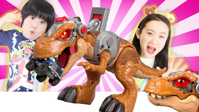 美莉玩具酷 侏罗纪世界2超大恐龙霸王龙塔台玩具拆箱