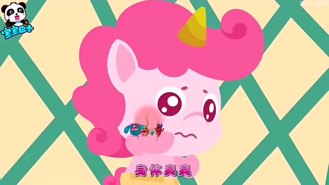 宝宝巴士泡泡小战士打败坏细菌宝宝讲卫生游戏