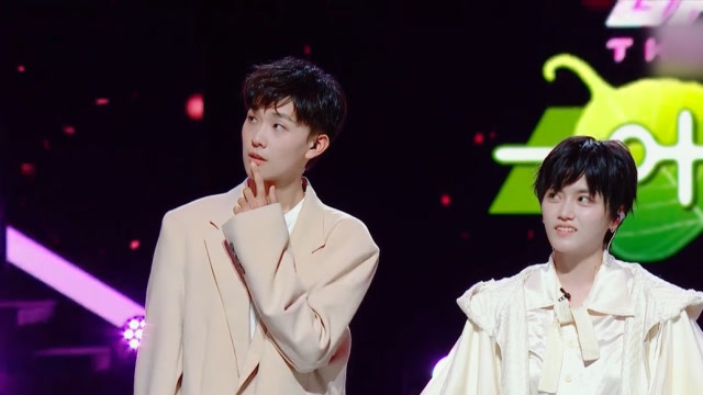 明日之子:叶禹含和田燚互相大喊对方的名字,感觉好可爱!