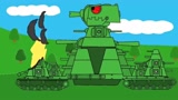 坦克世界：kv44对战长枪坦克