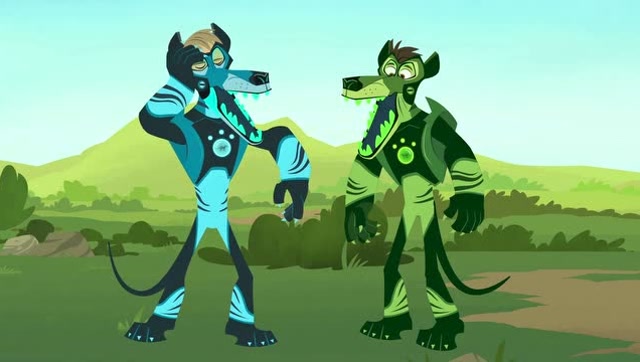 动物兄弟:变成塔斯马尼亚虎的克里斯和马丁非常激动,试跑了下