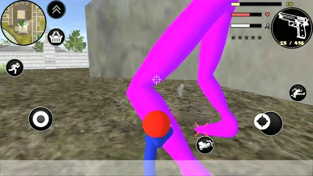 火柴人绳索英雄:如何打败巨人紫色火柴人?