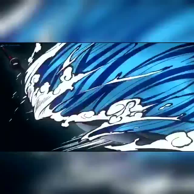 鬼灭之刃,水之呼吸,完全一样没毛病