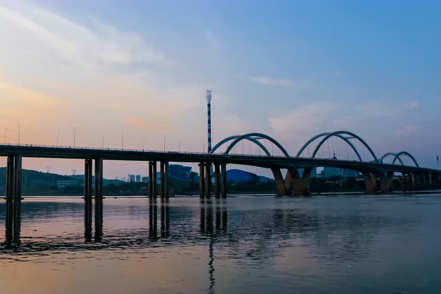 株洲市天元大桥 延时摄影