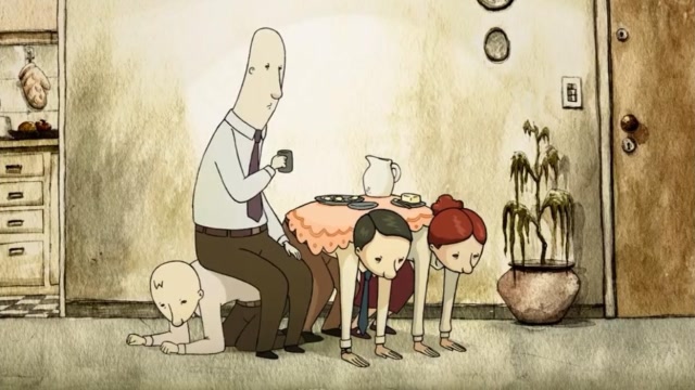 一部人生写实动画,看似富足的生活,只不过是相互雇佣的人生!