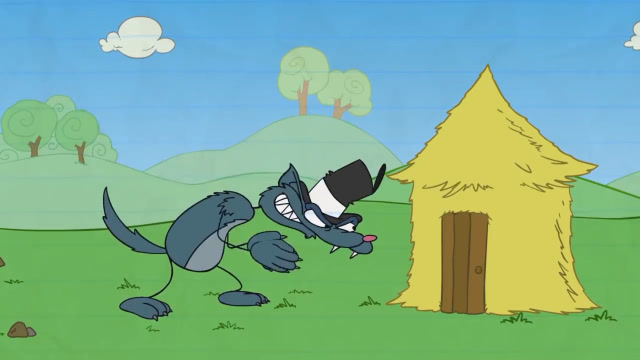 另类狼与三只小猪:大灰狼遭戏弄,原因竟是它自作自受