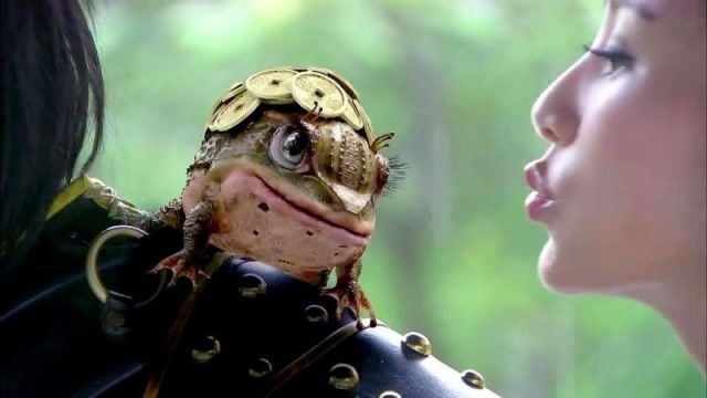 金蟾大王每次变人形,竟都要弟弟的女人来亲他,弟弟脸黑!