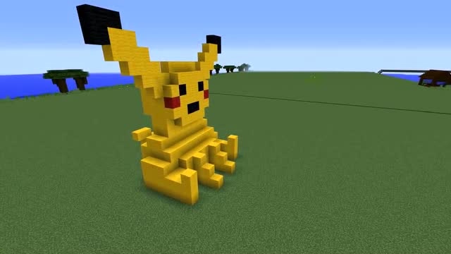 minecraft动画:如何造皮卡丘