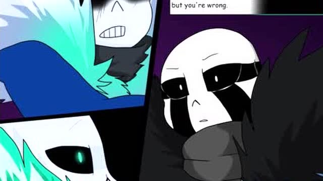 传说之下的深渊传说漫画版的sans你喜欢吗