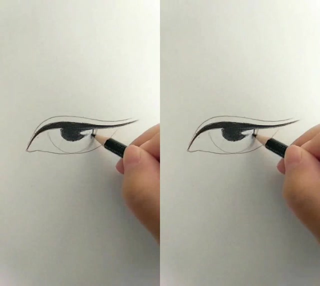 教你画唯美古风眼