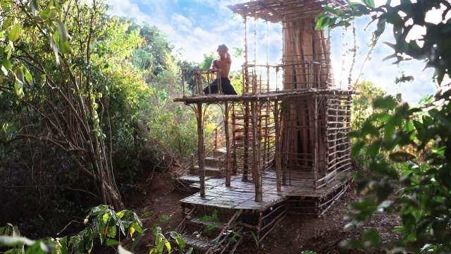 疯狂原始人探秘 搭建漂亮树屋6