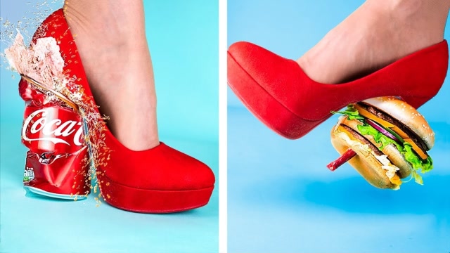 老外开发新脑洞!扮女装穿高跟鞋去踩东西,网友:多大仇多大恨?