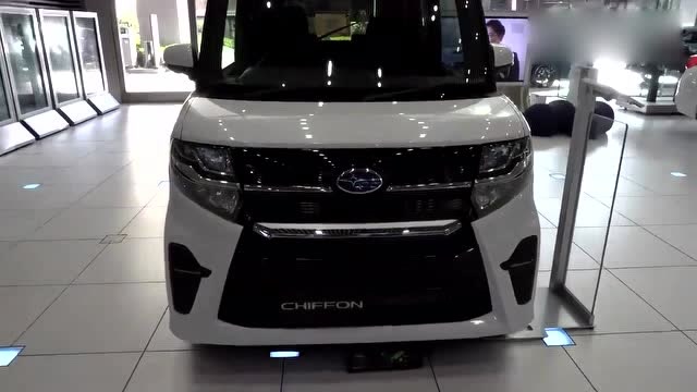 新车到店,实拍2020款斯巴鲁家用mpv,简直太帅了!