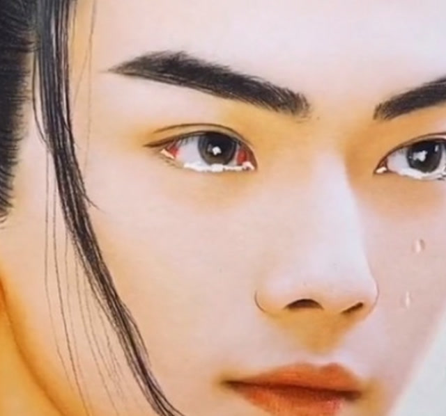 画出来的许凯古装造型,神仙落泪也太让人心疼了!