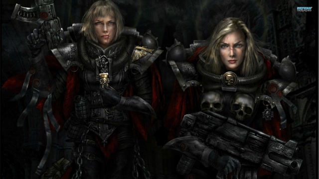 中文战锤40k女人战斗力就差帝皇女儿与钛星人鏖战