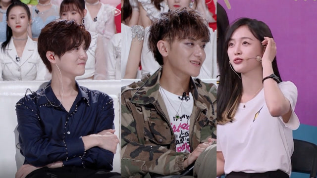 吴宣仪空降《创3》,一句话令鹿晗黄子韬紧张,大喊她不出道我用头走路