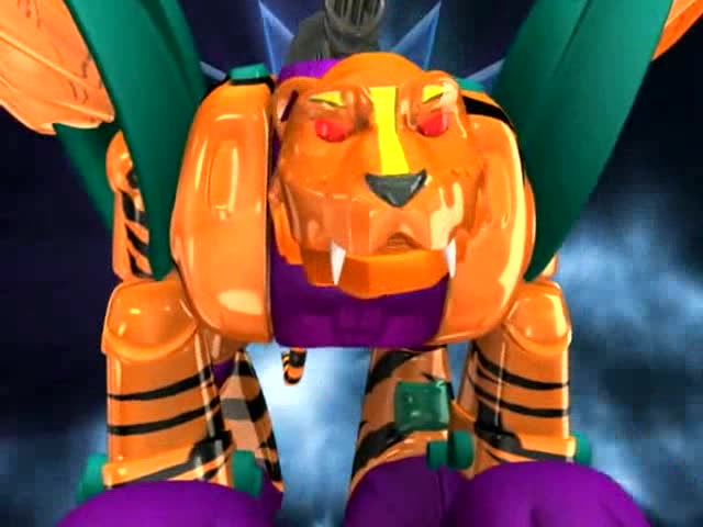 百变机兽之洛洛历险记:猛虎王使出绝招打败急先锋