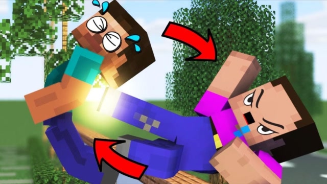 minecraft动画:菜鸟大战him,菜鸟这次不再是菜鸟了!