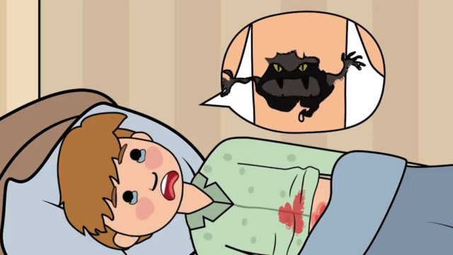 男孩的肚脐经常流血连着几夜都被吓醒知道真相后火冒三丈