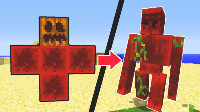 游游解说我的世界,召唤一只红石傀儡对战僵尸?